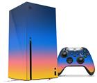 WraptorSkinz Skin Wrap compatible with the 2020 XBOX Series X Console and Controller Smooth Fades Sunset (XBOX NOT INCLUDED)
