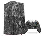 WraptorSkinz Skin Wrap compatible with the 2020 XBOX Series X Console and Controller Marble Granite 06 Black Gray (XBOX NOT INCLUDED)