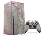WraptorSkinz Skin Wrap compatible with the 2020 XBOX Series X Console and Controller Marble Granite 08 Pink (XBOX NOT INCLUDED)