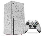 WraptorSkinz Skin Wrap compatible with the 2020 XBOX Series X Console and Controller Marble Granite 10 Speckled Black White (XBOX NOT INCLUDED)