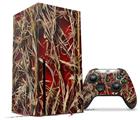 WraptorSkinz Skin Wrap compatible with the 2020 XBOX Series X Console and Controller WraptorCamo Grassy Marsh Camo Red (XBOX NOT INCLUDED)