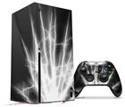 WraptorSkinz Skin Wrap compatible with the 2020 XBOX Series X Console and Controller Lightning White (XBOX NOT INCLUDED)