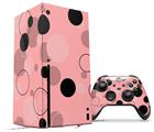 WraptorSkinz Skin Wrap compatible with the 2020 XBOX Series X Console and Controller Lots of Dots Pink on Pink (XBOX NOT INCLUDED)