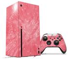 WraptorSkinz Skin Wrap compatible with the 2020 XBOX Series X Console and Controller Stardust Pink (XBOX NOT INCLUDED)
