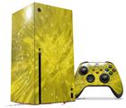 WraptorSkinz Skin Wrap compatible with the 2020 XBOX Series X Console and Controller Stardust Yellow (XBOX NOT INCLUDED)