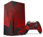 WraptorSkinz Skin Wrap compatible with the 2020 XBOX Series X Console and Controller Spider Web (XBOX NOT INCLUDED)