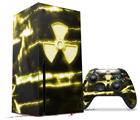 WraptorSkinz Skin Wrap compatible with the 2020 XBOX Series X Console and Controller Radioactive Yellow (XBOX NOT INCLUDED)