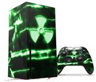 WraptorSkinz Skin Wrap compatible with the 2020 XBOX Series X Console and Controller Radioactive Green (XBOX NOT INCLUDED)