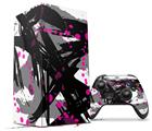 WraptorSkinz Skin Wrap compatible with the 2020 XBOX Series X Console and Controller Abstract 02 Pink (XBOX NOT INCLUDED)