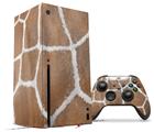 WraptorSkinz Skin Wrap compatible with the 2020 XBOX Series X Console and Controller Giraffe 02 (XBOX NOT INCLUDED)