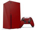 WraptorSkinz Skin Wrap compatible with the 2020 XBOX Series X Console and Controller Solids Collection Red Dark (XBOX NOT INCLUDED)