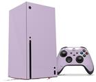 WraptorSkinz Skin Wrap compatible with the 2020 XBOX Series X Console and Controller Solids Collection Lavender (XBOX NOT INCLUDED)
