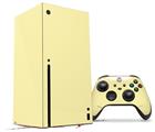 WraptorSkinz Skin Wrap compatible with the 2020 XBOX Series X Console and Controller Solids Collection Yellow Sunshine (XBOX NOT INCLUDED)
