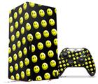 WraptorSkinz Skin Wrap compatible with the 2020 XBOX Series X Console and Controller Smileys on Black (XBOX NOT INCLUDED)