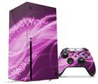 WraptorSkinz Skin Wrap compatible with the 2020 XBOX Series X Console and Controller Mystic Vortex Hot Pink (XBOX NOT INCLUDED)
