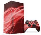 WraptorSkinz Skin Wrap compatible with the 2020 XBOX Series X Console and Controller Mystic Vortex Red (XBOX NOT INCLUDED)
