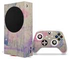 WraptorSkinz Skin Wrap compatible with the 2020 XBOX Series S Console and Controller Pastel Abstract Pink and Blue (XBOX NOT INCLUDED)