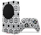 WraptorSkinz Skin Wrap compatible with the 2020 XBOX Series S Console and Controller Squares In Squares (XBOX NOT INCLUDED)