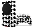 WraptorSkinz Skin Wrap compatible with the 2020 XBOX Series S Console and Controller Houndstooth Black (XBOX NOT INCLUDED)