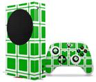 WraptorSkinz Skin Wrap compatible with the 2020 XBOX Series S Console and Controller Squared Green (XBOX NOT INCLUDED)