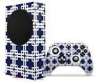 WraptorSkinz Skin Wrap compatible with the 2020 XBOX Series S Console and Controller Boxed Navy Blue (XBOX NOT INCLUDED)