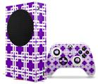 WraptorSkinz Skin Wrap compatible with the 2020 XBOX Series S Console and Controller Boxed Purple (XBOX NOT INCLUDED)