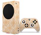 WraptorSkinz Skin Wrap compatible with the 2020 XBOX Series S Console and Controller Wavey Peach (XBOX NOT INCLUDED)