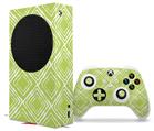 WraptorSkinz Skin Wrap compatible with the 2020 XBOX Series S Console and Controller Wavey Sage Green (XBOX NOT INCLUDED)