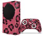 WraptorSkinz Skin Wrap compatible with the 2020 XBOX Series S Console and Controller Leopard Skin Pink (XBOX NOT INCLUDED)