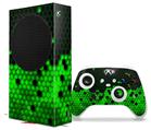 WraptorSkinz Skin Wrap compatible with the 2020 XBOX Series S Console and Controller HEX Green (XBOX NOT INCLUDED)