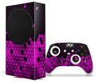WraptorSkinz Skin Wrap compatible with the 2020 XBOX Series S Console and Controller HEX Hot Pink (XBOX NOT INCLUDED)