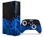 WraptorSkinz Skin Wrap compatible with the 2020 XBOX Series S Console and Controller HEX Blue (XBOX NOT INCLUDED)