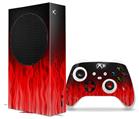 WraptorSkinz Skin Wrap compatible with the 2020 XBOX Series S Console and Controller Fire Red (XBOX NOT INCLUDED)