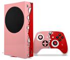 WraptorSkinz Skin Wrap compatible with the 2020 XBOX Series S Console and Controller Ripped Colors Pink Red (XBOX NOT INCLUDED)