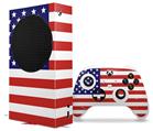 WraptorSkinz Skin Wrap compatible with the 2020 XBOX Series S Console and Controller USA American Flag 01 (XBOX NOT INCLUDED)