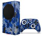 WraptorSkinz Skin Wrap compatible with the 2020 XBOX Series S Console and Controller HEX Mesh Camo 01 Blue Bright (XBOX NOT INCLUDED)