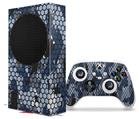 WraptorSkinz Skin Wrap compatible with the 2020 XBOX Series S Console and Controller HEX Mesh Camo 01 Blue (XBOX NOT INCLUDED)