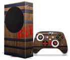 WraptorSkinz Skin Wrap compatible with the 2020 XBOX Series S Console and Controller Beer Barrel (XBOX NOT INCLUDED)