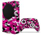 WraptorSkinz Skin Wrap compatible with the 2020 XBOX Series S Console and Controller WraptorCamo Digital Camo Hot Pink (XBOX NOT INCLUDED)