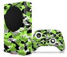 WraptorSkinz Skin Wrap compatible with the 2020 XBOX Series S Console and Controller WraptorCamo Digital Camo Neon Green (XBOX NOT INCLUDED)