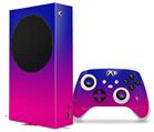 WraptorSkinz Skin Wrap compatible with the 2020 XBOX Series S Console and Controller Smooth Fades Hot Pink Blue (XBOX NOT INCLUDED)