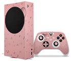 WraptorSkinz Skin Wrap compatible with the 2020 XBOX Series S Console and Controller Raining Pink (XBOX NOT INCLUDED)