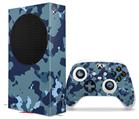 WraptorSkinz Skin Wrap compatible with the 2020 XBOX Series S Console and Controller WraptorCamo Old School Camouflage Camo Navy (XBOX NOT INCLUDED)