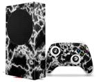 WraptorSkinz Skin Wrap compatible with the 2020 XBOX Series S Console and Controller Electrify White (XBOX NOT INCLUDED)