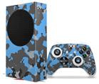 WraptorSkinz Skin Wrap compatible with the 2020 XBOX Series S Console and Controller WraptorCamo Old School Camouflage Camo Blue Medium (XBOX NOT INCLUDED)