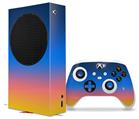 WraptorSkinz Skin Wrap compatible with the 2020 XBOX Series S Console and Controller Smooth Fades Sunset (XBOX NOT INCLUDED)