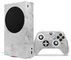 WraptorSkinz Skin Wrap compatible with the 2020 XBOX Series S Console and Controller Marble Granite 07 White Gray (XBOX NOT INCLUDED)