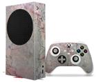 WraptorSkinz Skin Wrap compatible with the 2020 XBOX Series S Console and Controller Marble Granite 08 Pink (XBOX NOT INCLUDED)