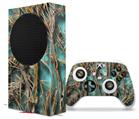 WraptorSkinz Skin Wrap compatible with the 2020 XBOX Series S Console and Controller WraptorCamo Grassy Marsh Camo Neon Teal (XBOX NOT INCLUDED)