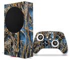 WraptorSkinz Skin Wrap compatible with the 2020 XBOX Series S Console and Controller WraptorCamo Grassy Marsh Camo Neon Blue (XBOX NOT INCLUDED)